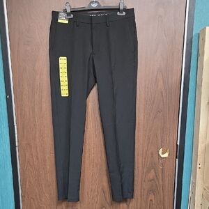 Kenneth Cole Size 32x30 Black Slim Fit Performance Dress Pant